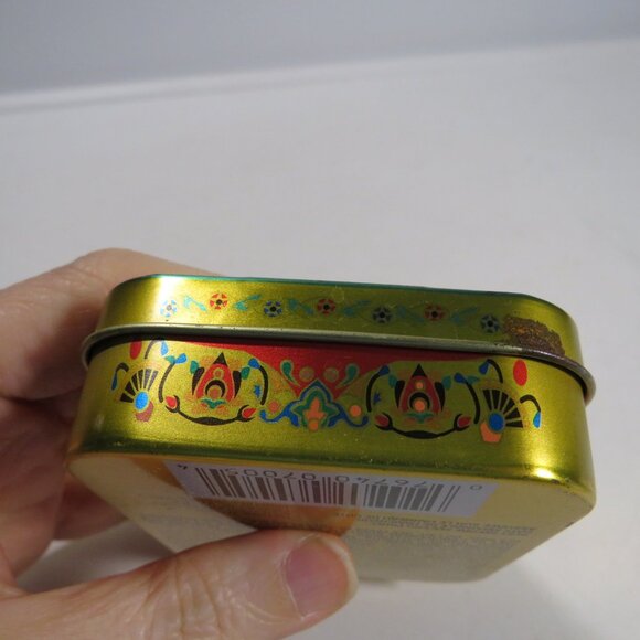 Mini Embossed Whitman's Metal Candy Tin Container 1920's reproduction colorful - Picture 7 of 11